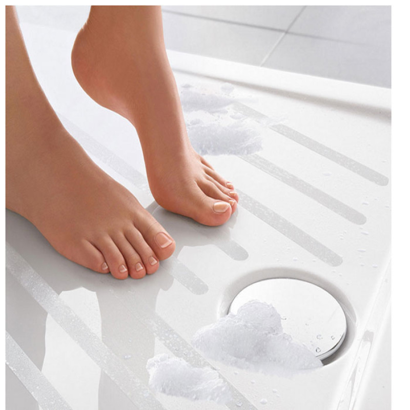 AntiSlip 2x20cm Bath Safety Adhesive 12 Treads Non-Slip Traction to Tubs Showers Pools Boats Stairs Steps Domestic Kitchen and More